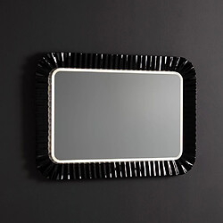 Kiamami valentina miroir salle de bain lumineux - Noir