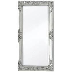Decoshop26 Miroir mural baroque Argenté