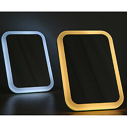 Miroir de maquillage LED pliant