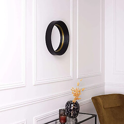Avis The Home Deco Factory Miroir convexe Diam. 40,5 cm - Noir et Doré