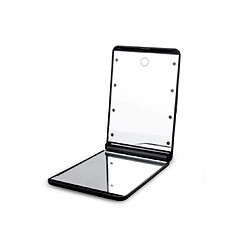 Miroir de maquillage portable à LED