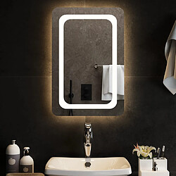 vidaXL Miroir Salle de Bain LED - 40x60 cm