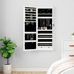vidaXL Armoire à bijoux - Blanc