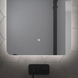 Aurlane MIR006 - Miroir de salle de bain LED 60x80 cm pas cher