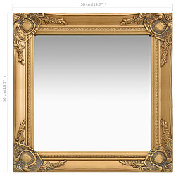 Decoshop26 Miroir mural baroque - Or pas cher