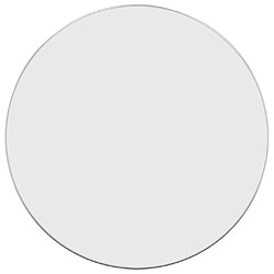 VIDAXL Miroir mural Rond - Argenté Ø 60 cm