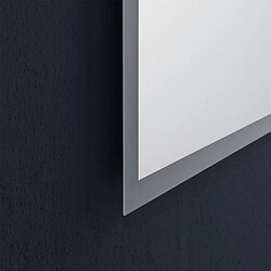 Kiamami valentina Miroir de salle de bain LED - Gris pas cher