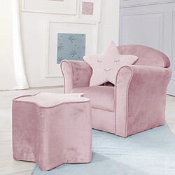 Roba Fauteuil Enfant Rose Mauve
