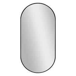 Avis En.casa Miroir de salle de bain ovale - Noir