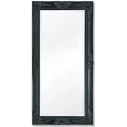 Decoshop26 Miroir baroque - Noir