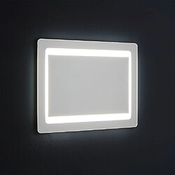 Kiamami valentina Miroir salle de bain LED - Gris