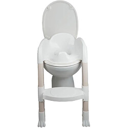 Thermobaby Réducteur WC Kiddyloo - Blanc marron clair