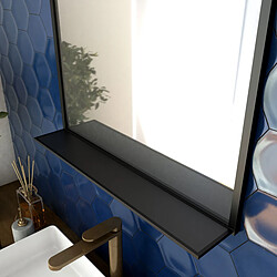 Aurlane LAV550 - Miroir salle de bain simple 80x60 cm