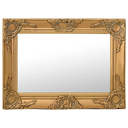vidaXL Miroir Baroque Doré 60x40 cm