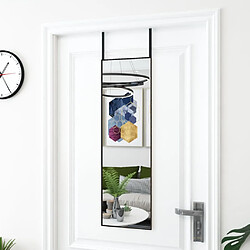 VIDAXL Miroir de porte - 30x100 cm Noir