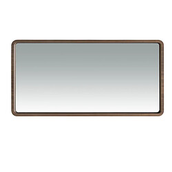 Angel Cerda Miroir mural rectangulaire noyer
