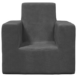Avis vidaXL Canapé pour enfants - Anthracite