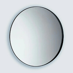 Kiamami Valentina Valentina Miroir Salle de Bain Rond - 60 cm - Noir