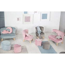 Acheter ROBA Pouf étoile enfants rose mauve