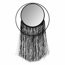 Miroir mural Frange 18 cm Noir