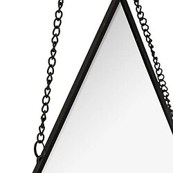 Lot de miroirs à chaînes - Noir
