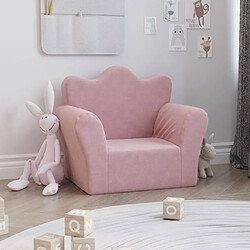 vidaXL Canapé Enfants Rose