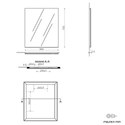 Acheter Kiamami valentina Miroir salle de bain - Gris