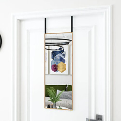 VIDAXL Miroir de porte - 30x80 cm Doré