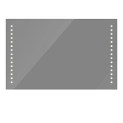 Decoshop26 Miroir LED Salle de bain 100x60 cm