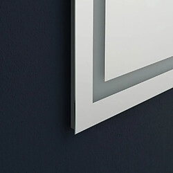 Avis Kiamami valentina Miroir de salle de bain LED - Gris