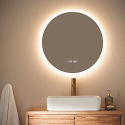 Miroir LED Big Volpe Ledkia - Ø60 cm