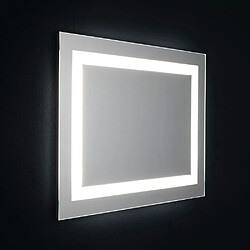 Kiamami valentina Miroir salle de bain LED - Gris
