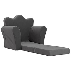 Acheter vidaXL Canapé-lit pour enfants - Anthracite