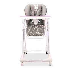 Asalvo Chaise haute bébé Baby Rabbit - Rose