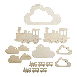 Rayher Pendentifs bois petit train