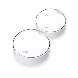 TP-Link DECO X50-POE(2-PACK) système Wi-Fi maillé Bi-bande (2,4 GHz / 5 GHz) Wi-Fi 6 (802.11ax) Blanc Interne