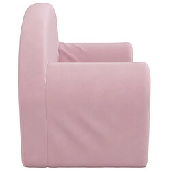 Acheter vidaXL Canapé 2 places enfant - Rose