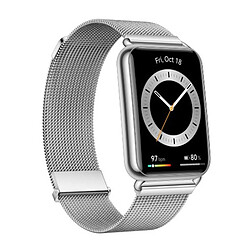 Huawei Montre Connectée Watch Fit 2 Elegant Bluetooth 5.2 avec GPS et Écran AMOLED Argent Huawei WATCH Fit 2 Elegant 4,42 cm (1.74") AMOLED 33 mm Argent GPS (satellite)