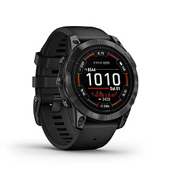 Garmin epix Pro (Gen 2) - Gris Montre sportive connectée - Écran tactile 1.3 pouces - GPS, NFC et Wi-Fi - Étanchéité 10 ATM - Mémoire interne 32 GB