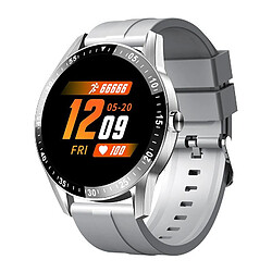 Chrono S1 Montre IP68 - Argent Montre connectée - Suivi santé - Notifications - Écran tactile IP68