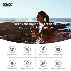 Acheter Yonis Montre Connectée Sportive Bluetooth Appels
