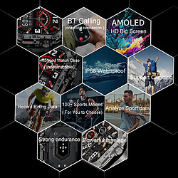 Avis Yonis Montre Connectée Sportive Noir Acier Bluetooth
