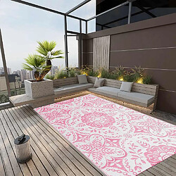 vidaXL Tapis d'extérieur - 160x230 cm - Rose