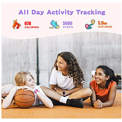 Chrono Chronus Fitness Tracker Enfants - Rose