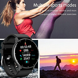 Yonis Montre Connectée Femme Suivi Santé Bluetooth Pink pas cher