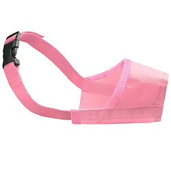 Wewoo Muselière en maille rose pour chien