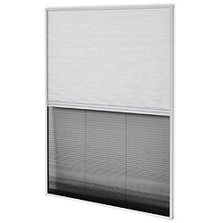 vidaXL Moustiquaire plissée pour fenêtre 80x120 cm - Aluminium