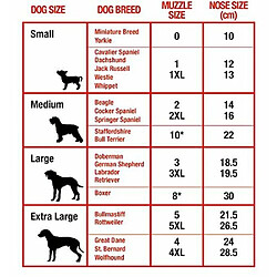 Mikki Muselière de dressage Taille 3 XL