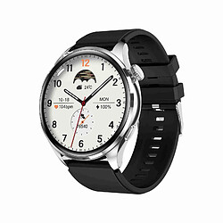 Yonis Montre Connectée IP67 Bluetooth Santé Sport Montre Connectée Étanche IP67 Avec Appels Bluetooth Et Suivi Santé Argent YONIS