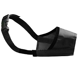Wewoo Muselière nylon respirant 22 cm Noir